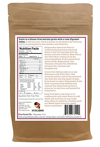 Shipetaukin Gluten Free Fonio Multipurpose Flour, 2 Lbs - Image 3