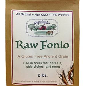 Shipetaukin Raw Fonio Gluten Free Ancient African Grain, 2 Lbs.